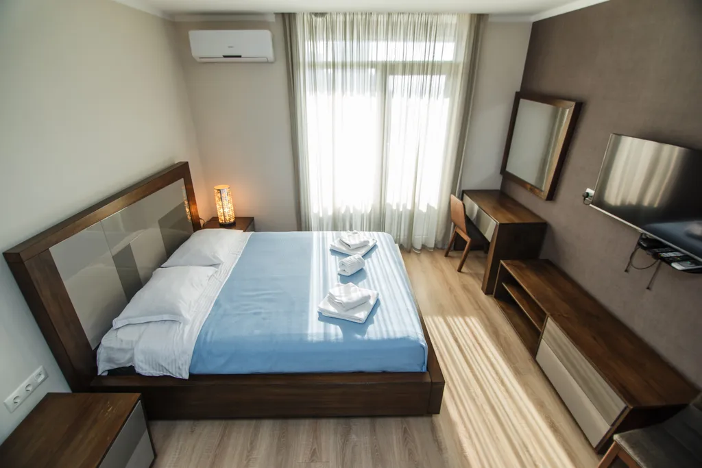 Апартаменты-студия с видом на море и закат