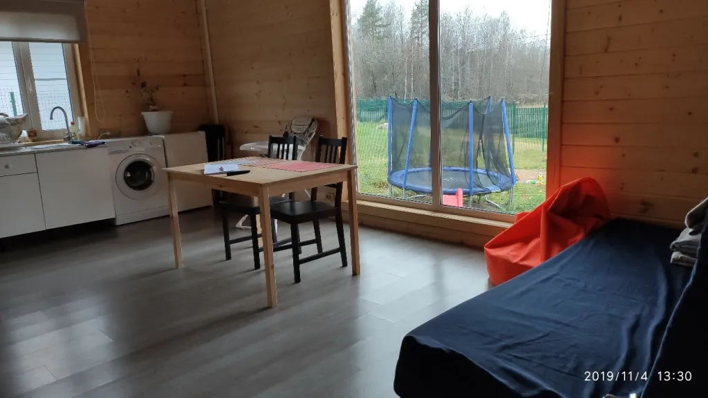 Коттедж Коттедж Дуплекс с сауной, терассой, зоной барбекю и детской площадкой — Уткино