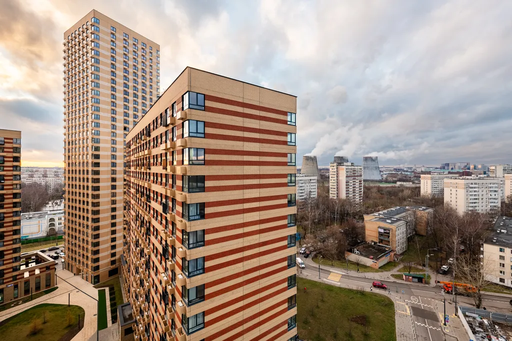 Квартира Стильная Видовая евро-трехкомнатная квартира — Москва