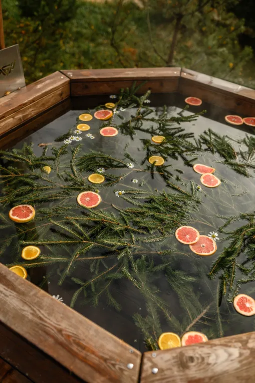 Дом с сауной на берегу реки