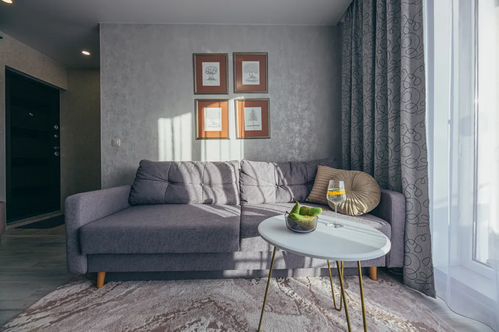 Апартаменты у парка с балконом, 10 мин до моря