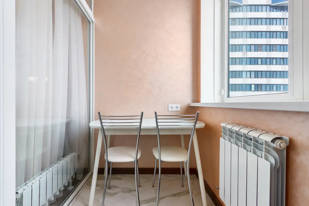 Евродвушка с лоджией на 15 этаже с видом на Дон