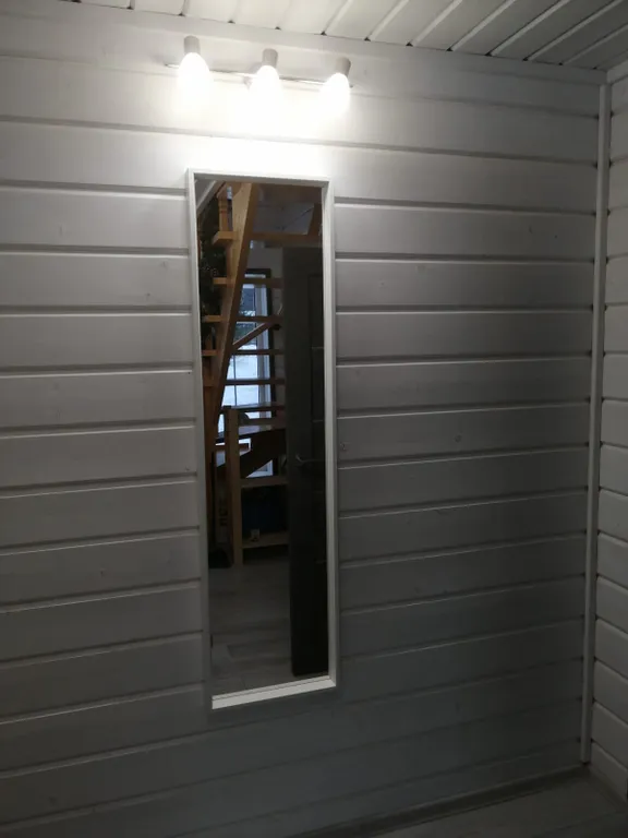 Уютный дом на берегу речки, в финском стиле