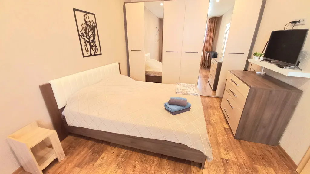 Красивая однокомнатная квартира в новом микрорайоне — аренда посуточно в Обнинск