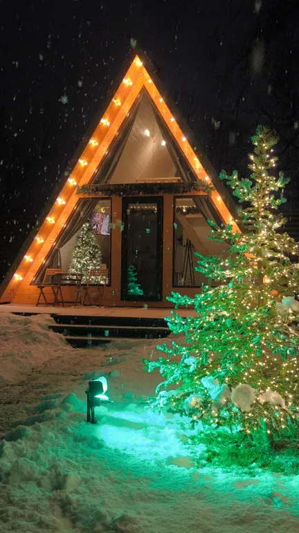 Дом в стиле Афрейм Дача у Горы