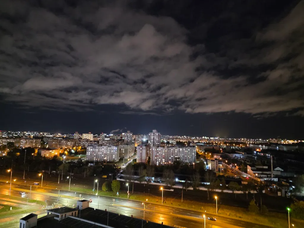 Студия с красивым видом на город