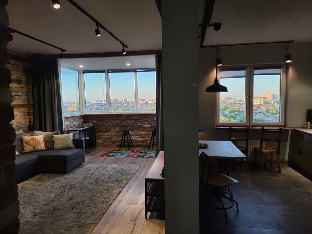 Квартира Квартира Атмосфера настоящего Краснодара с потрясающим видом на город — Краснодар