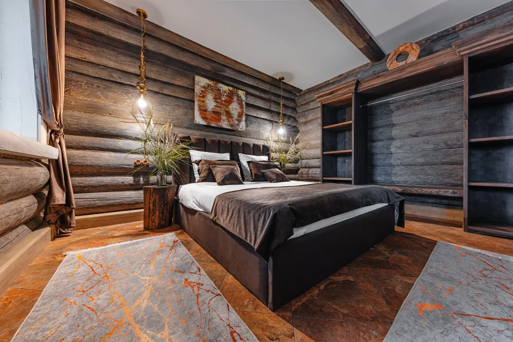 Дом  с летней кухней на три спальни с камином и террасой