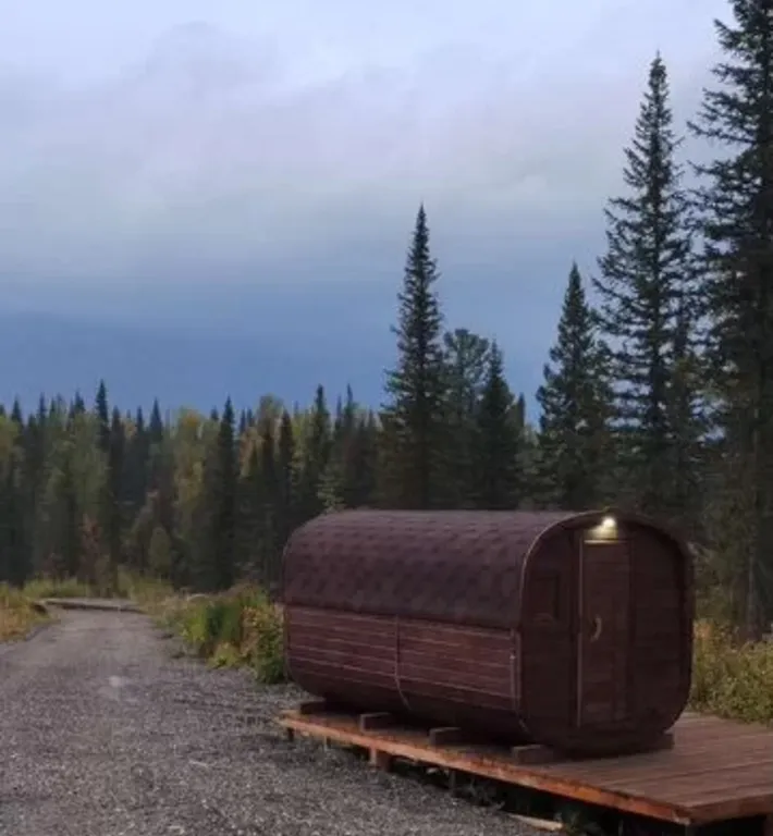 Коттедж Уютный, теплый дом с видом на горы в тихом, красивом месте — Шерегеш