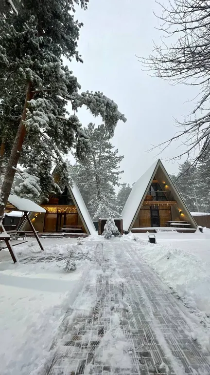 Премиальный A-frame дом