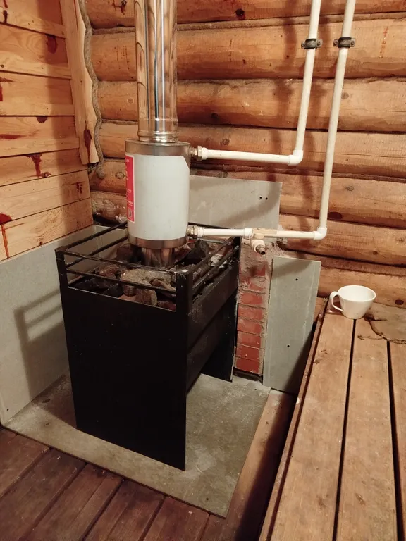 Дом с баней в деревне