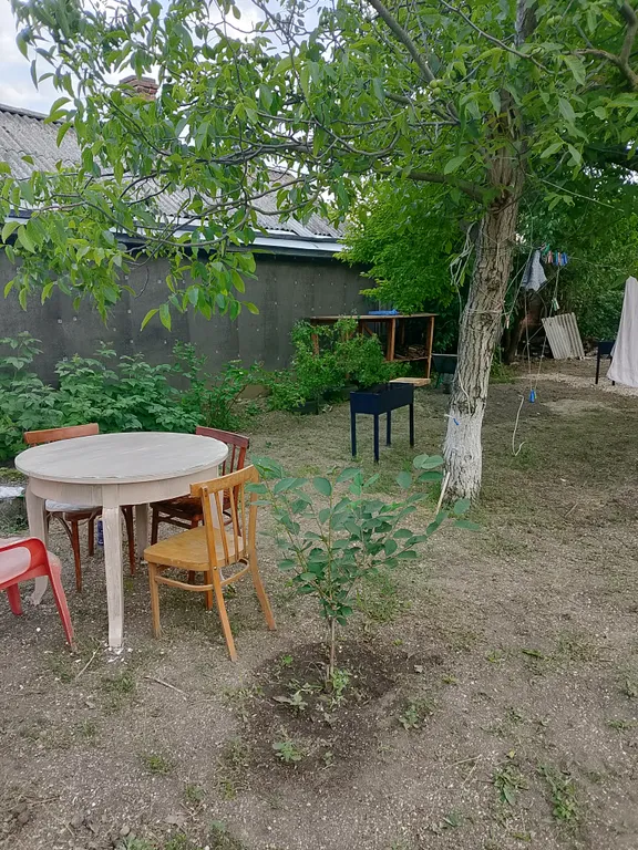 Уютный номер с большим двором