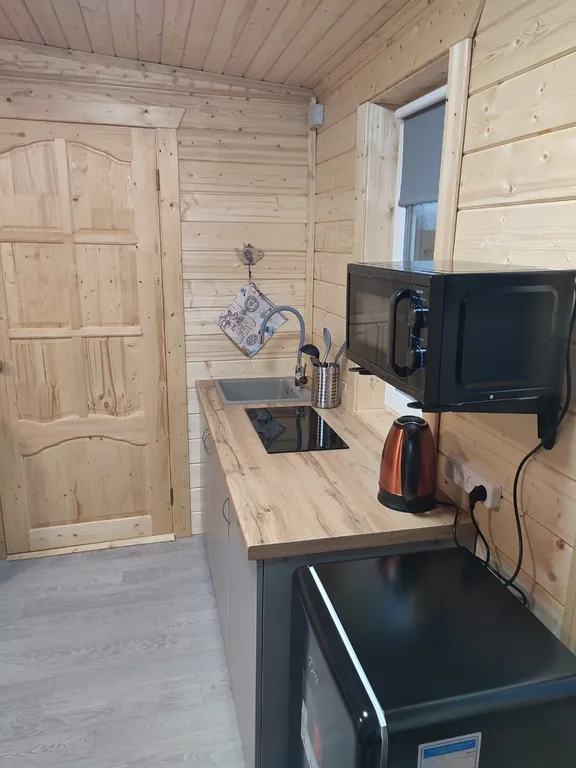 Уютный домик с террасой и сауной