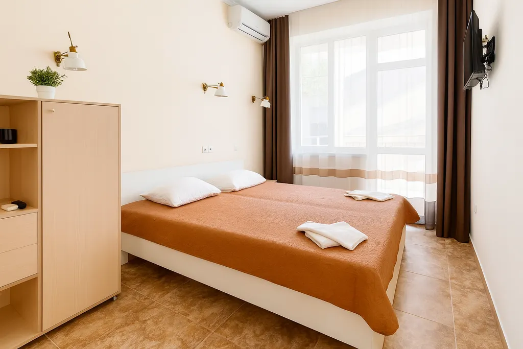 Квартира Уютный номер с балконом — аренда посуточно в Кореиз