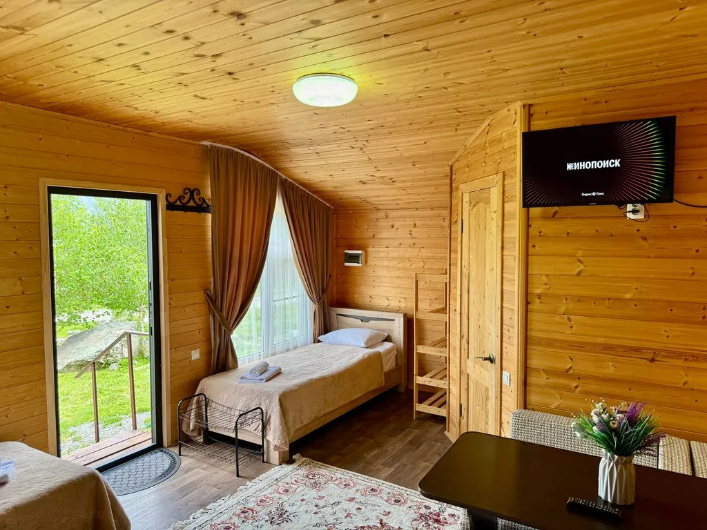 1-комнатный дом с двуспальной кроватью №1 и №4