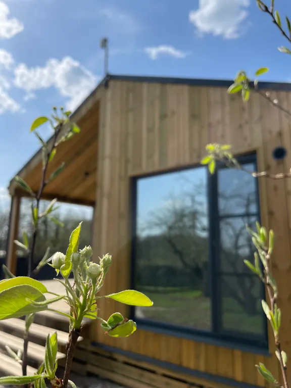 Дом с камином и баней Две яблони