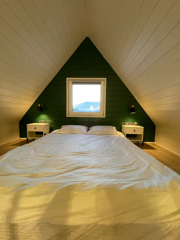 Новый современный дом с сауной в стиле барн хаус