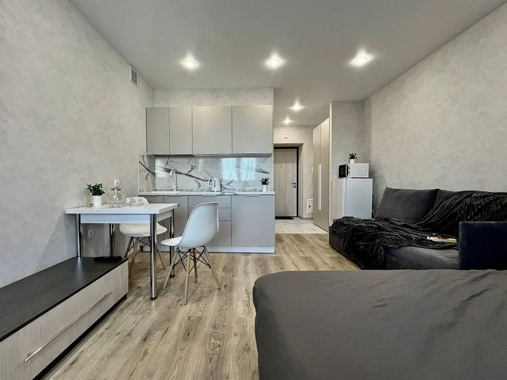 Уютная комфортная квартира в светлых тонах