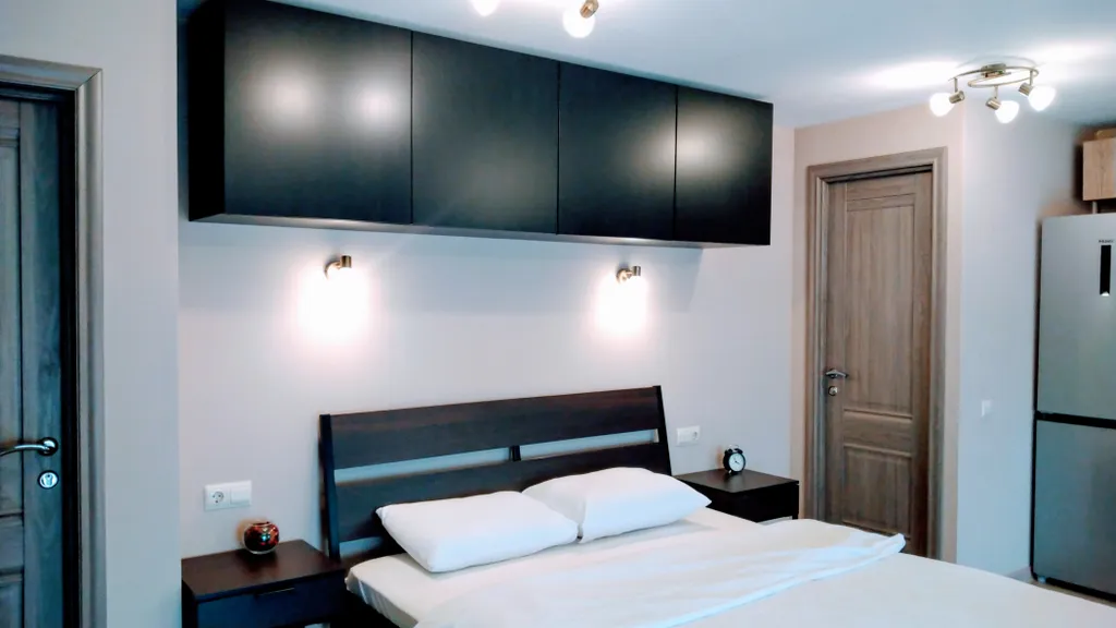 Квартира Квартира Уютная студия с видом на ж/д вокзал Адлер — Адлер