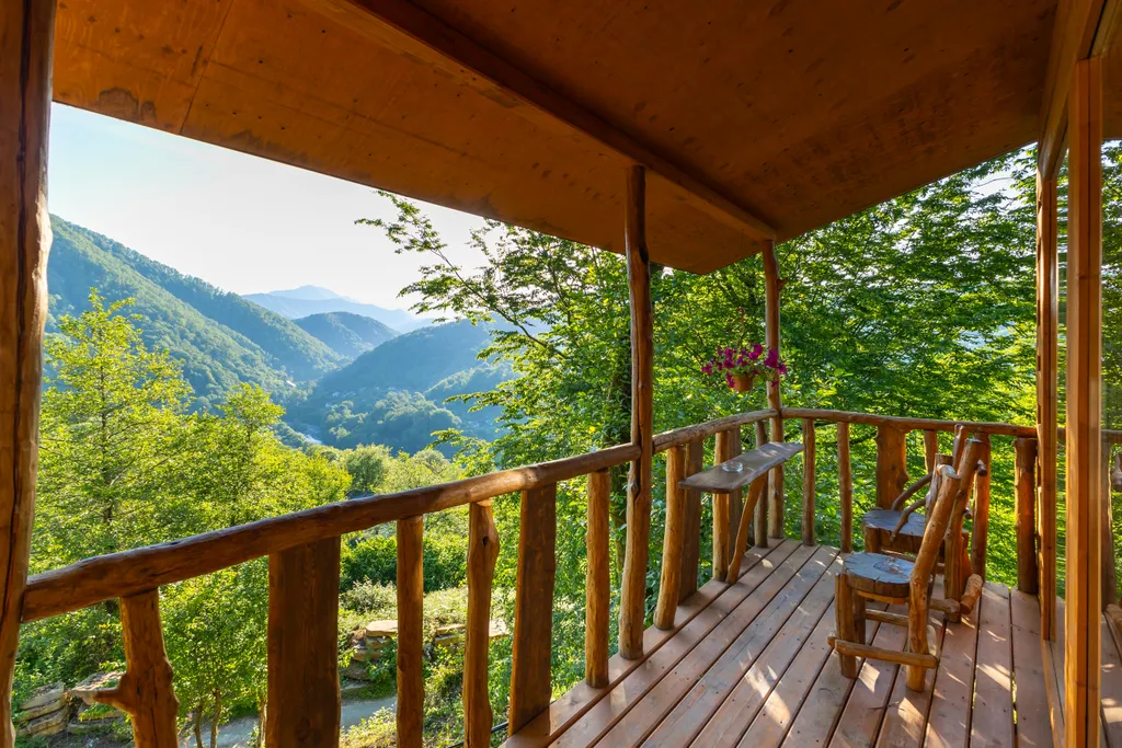Коттедж Глемпинг семейный с видом на горы — Пластунка