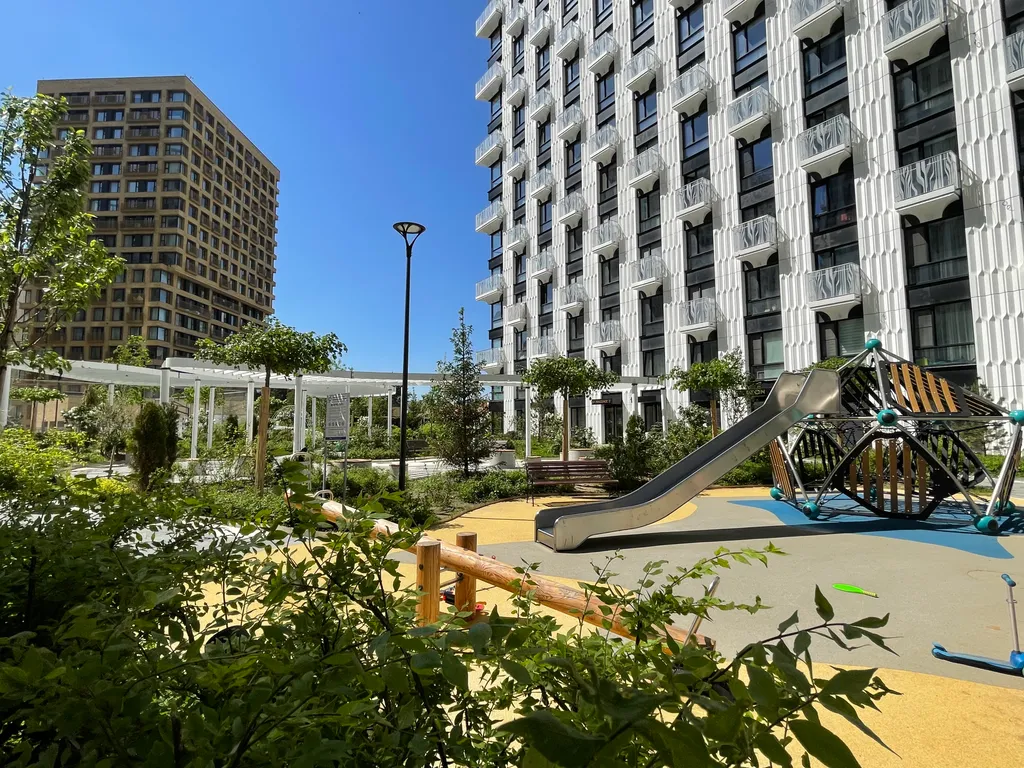 Квартира Видовая квартира-студия у метро в ЖК Wellton Towers — Москва