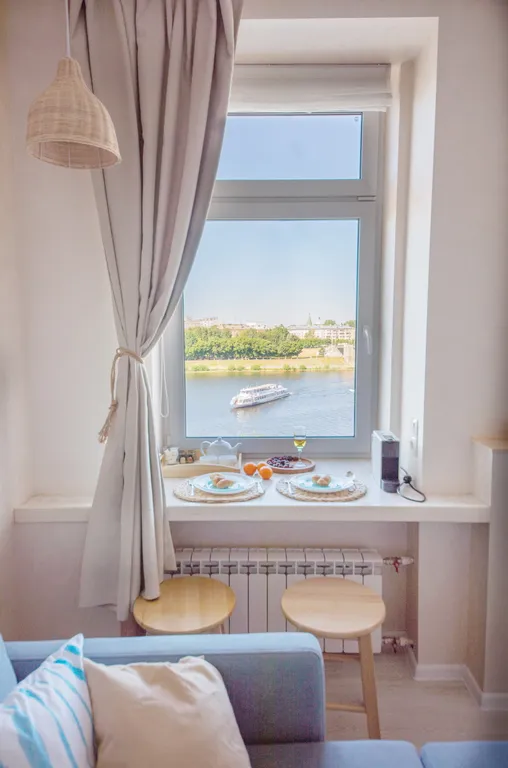 Квартира Студия с видом на Волгу в центре — аренда посуточно в Тверь