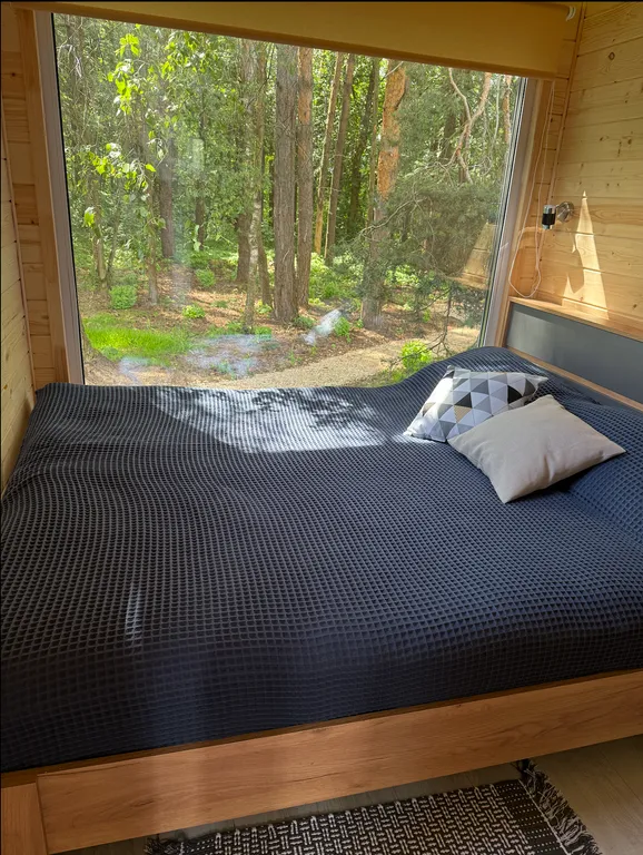 Домик с 2 спальнями с видом на лес