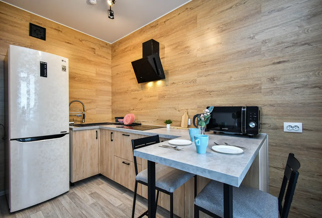 Квартира Квартира Прекрасная студия с лаунж зоной на балконе и шикарным видом — Красноярск