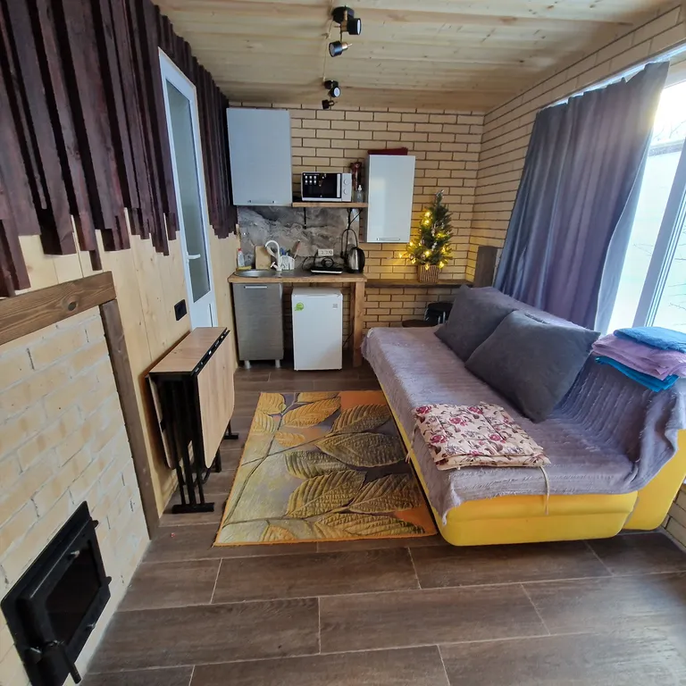 Уютный кирпичный домик с баней и банным чаном