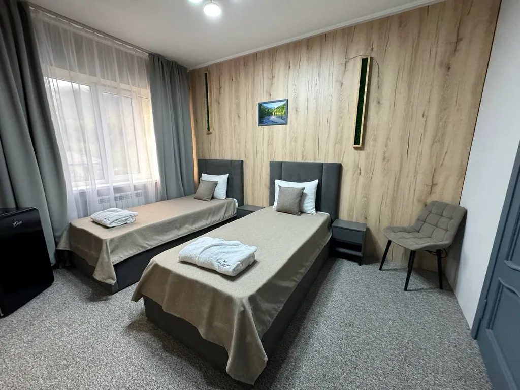 Двухкомнатный полулюкс с балконом и видом на горы и лес