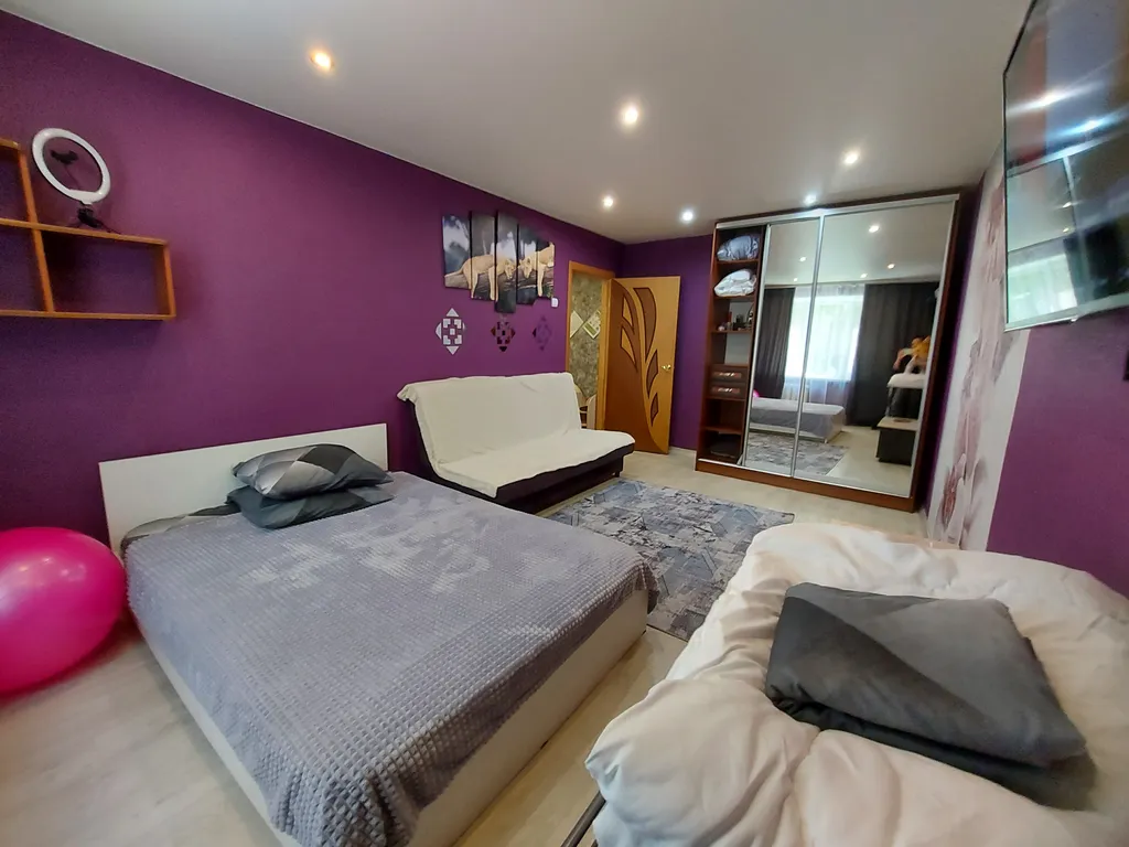 Очень теплая квартира с видом на лес