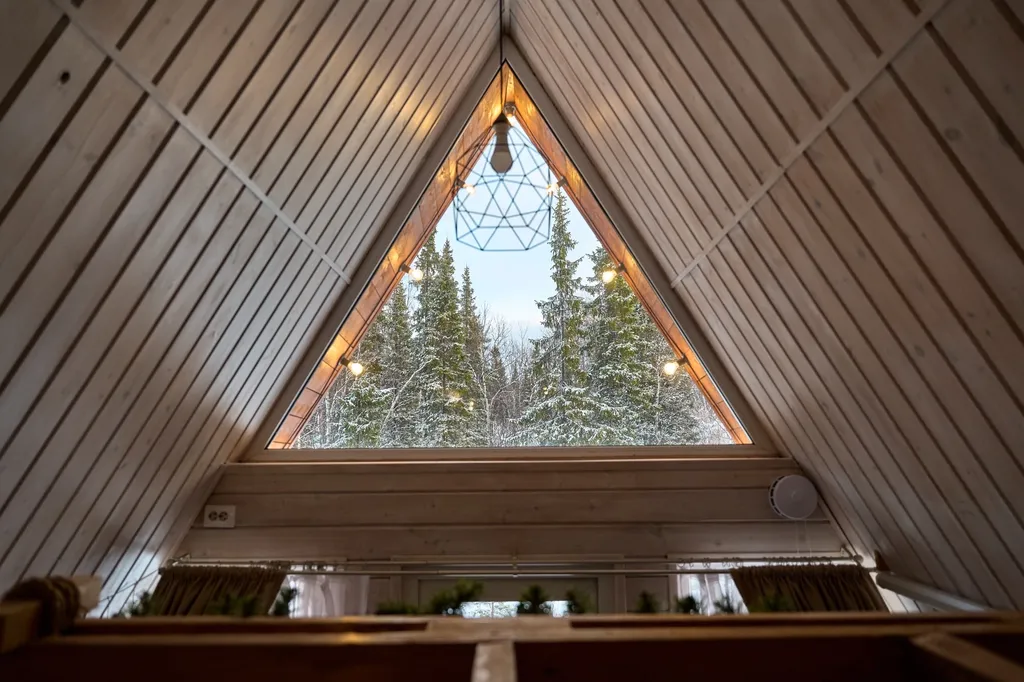 Сказочный дом для отдыха с панорамной банькой на дровах Hygge House