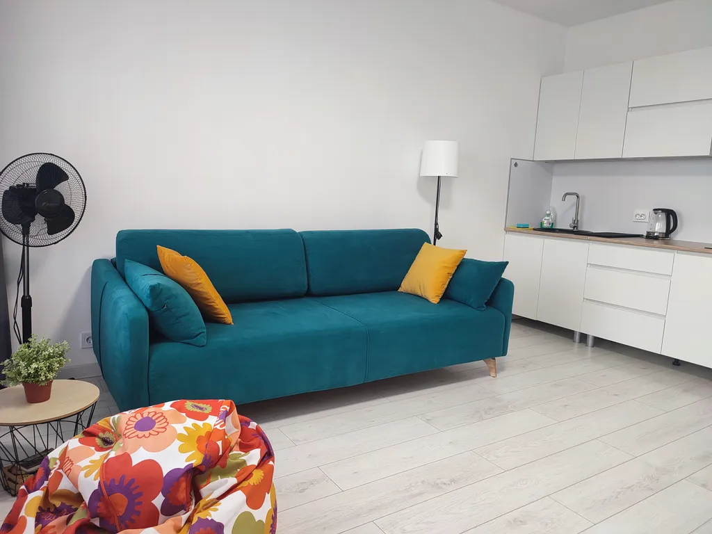 Квартира Квартира Уютная новая студия в ЖК Юттери — Колпино