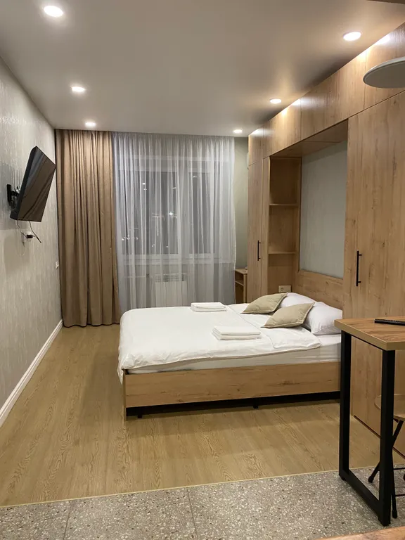 Квартира Квартира Уютная студия 25м2 в авторском отеле «Золотое Сечение» — Красноярск