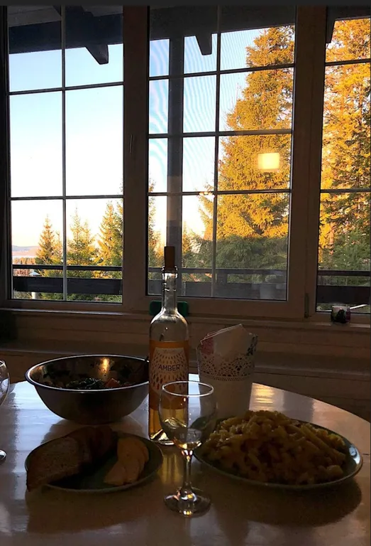 Коттедж с камином и видом на озеро