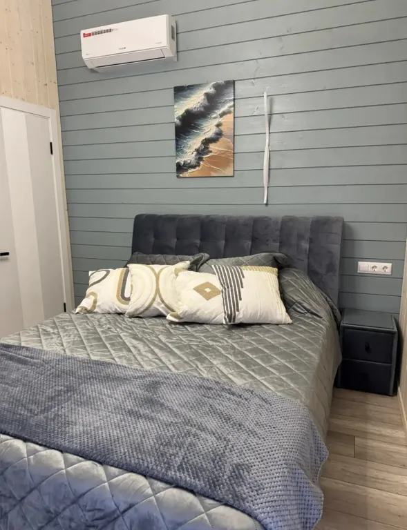 Дом в скандинавском стиле с баней и спа купелью в Подмосковье