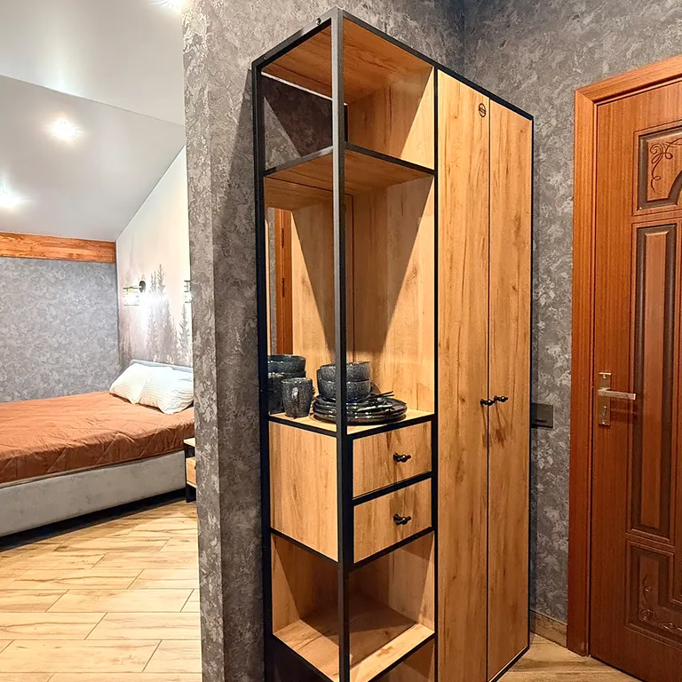 Уютная студия с двуспальной кроватью