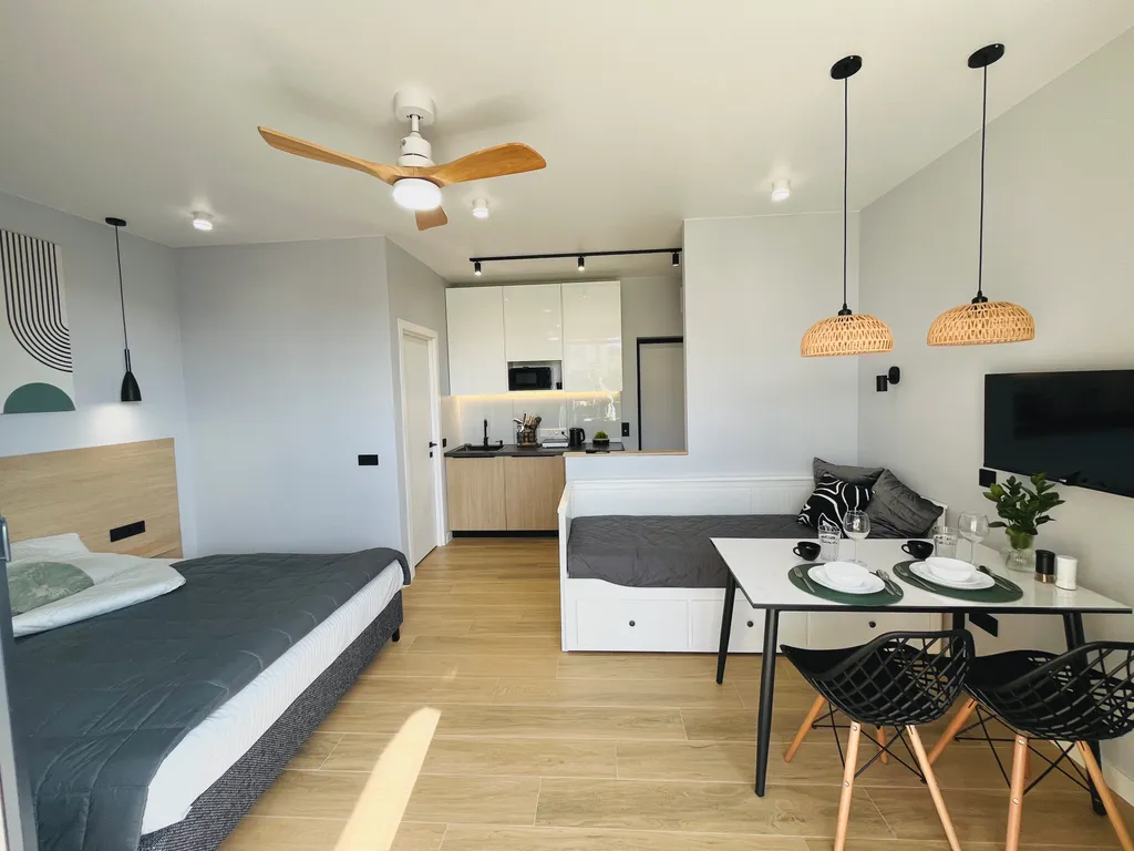 Квартира Студия Nordlys с приватной террасой на Балтийском побережье — аренда посуточно в Зеленоградск