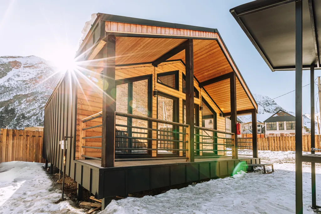 Коттедж с мангалом