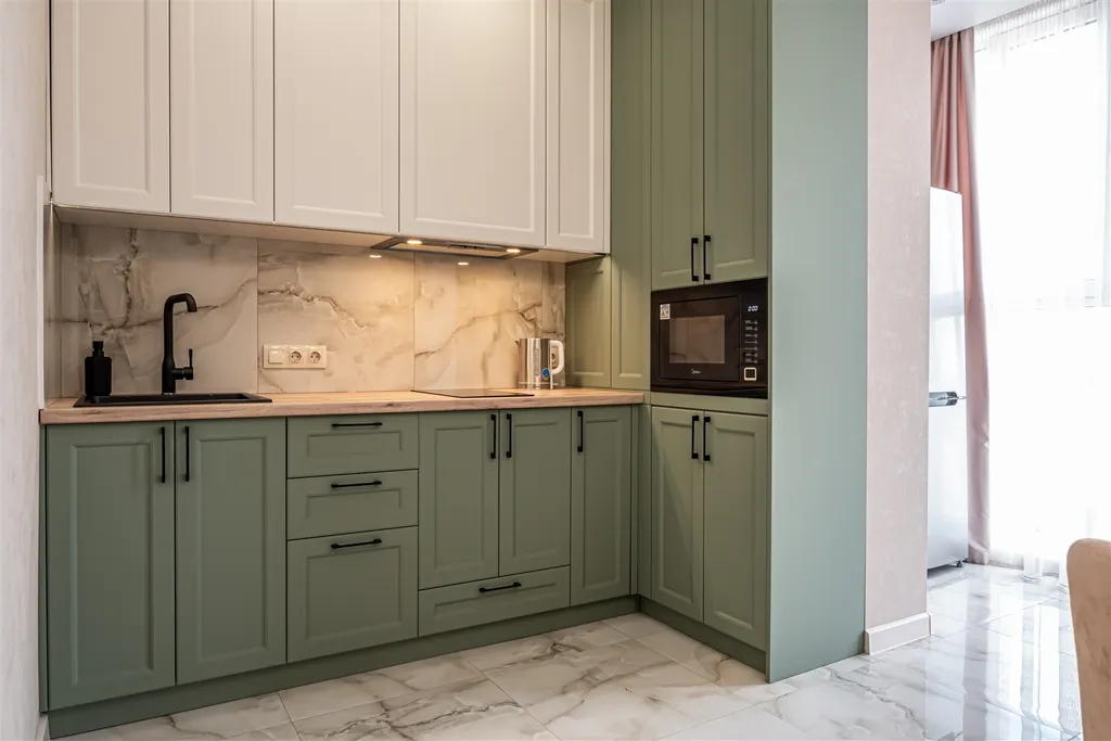 Новая уютная квартира с видом на фонтан