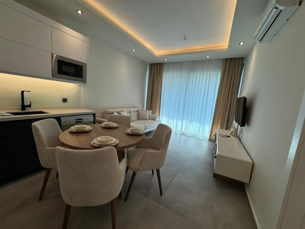 Светлая 1+1 квартира с балконом Sol garden residence