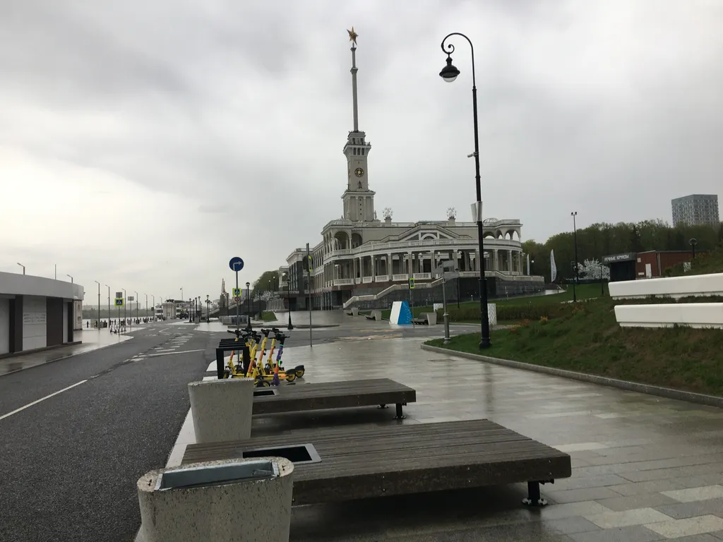 Квартира Квартира Двухуровневый апартамент в парке возле причалов — Москва