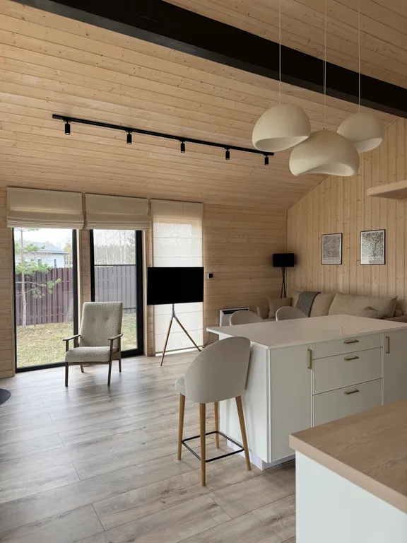 Коттедж Панорамный дом с сауной и камином — Семеновское