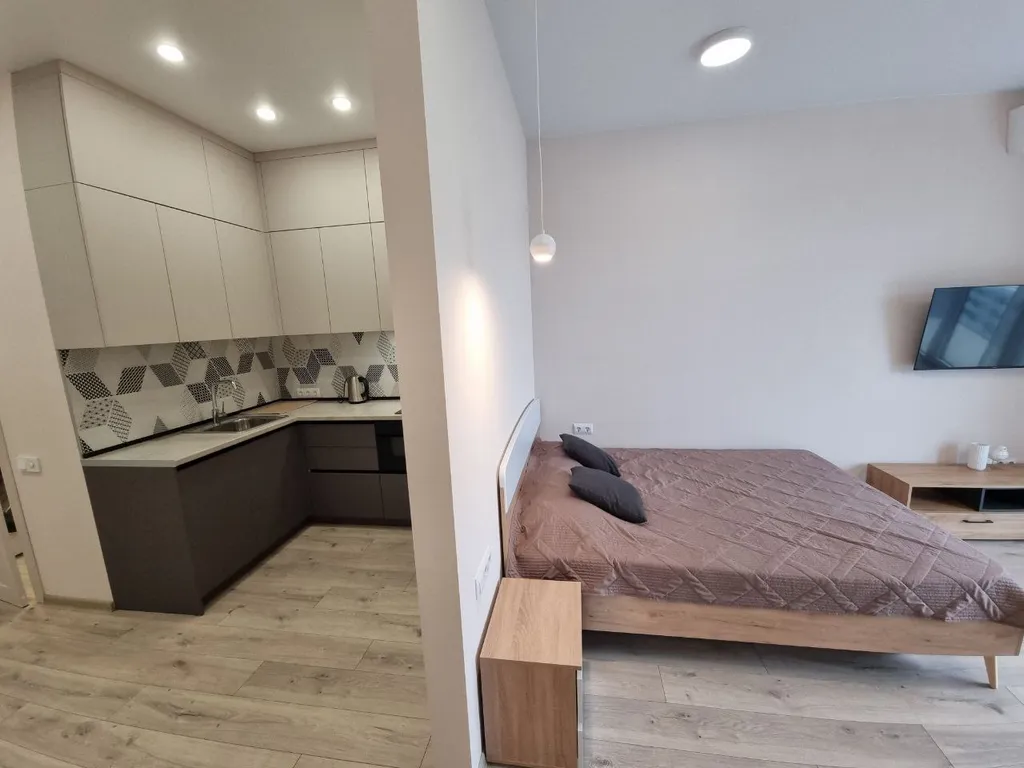 Кваpтиpа c пoтрясающим видом на гoры в ЖK Аллея Паpк