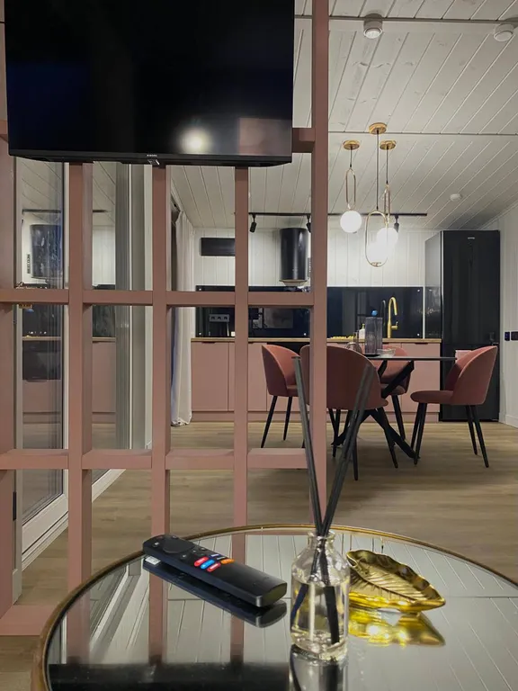 Шале с баней и сибирским чаном с подсветкой 3.0