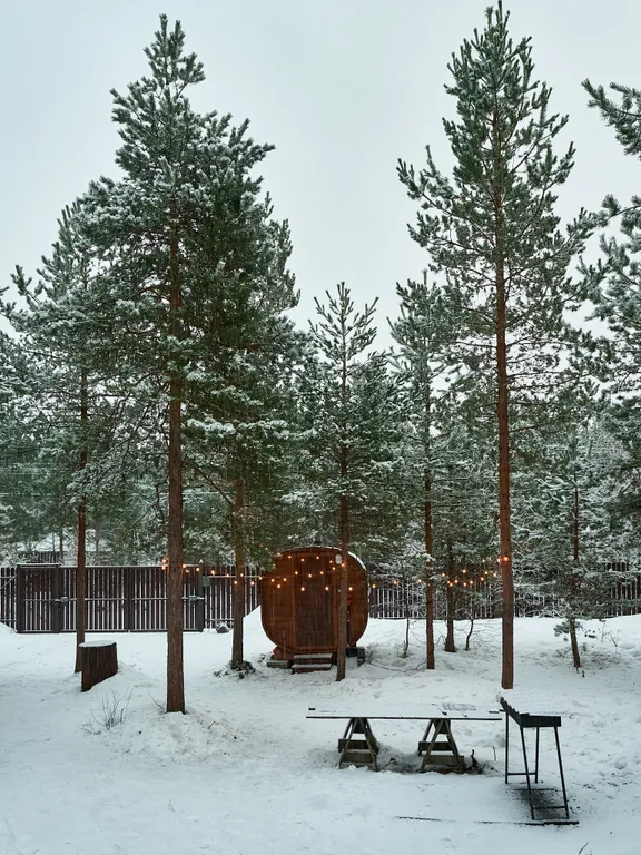 Коттедж Дом Техас в соснах с баней в 20 минутах от центра Петербурга — Песочный