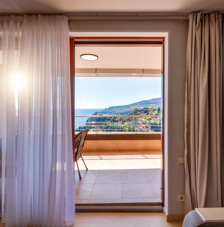 Одна спальня и гостиная, вид на море