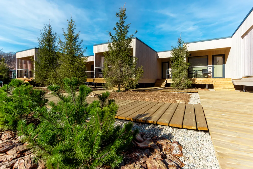 Домик с видом на Гуамское ущелье и выходом к бассейну