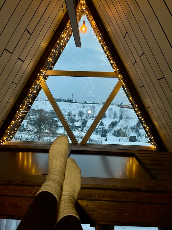 Коттедж Домик в стиле a-frame — Аша
