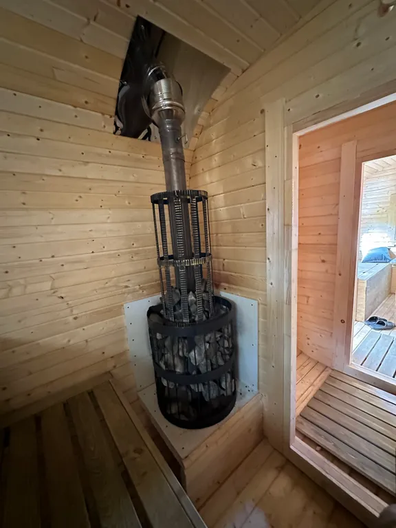 Коттедж Домик Aframe Forest с баней и сибирским чаном — Москва